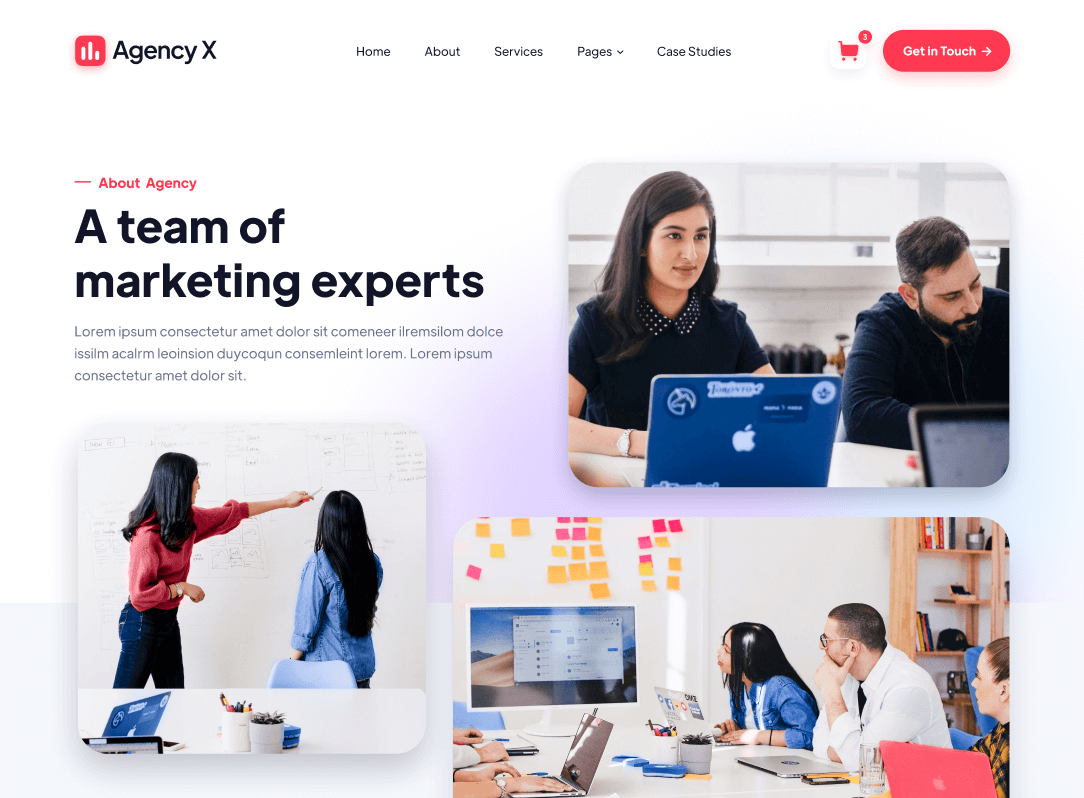 About - Agency X Webflow Template