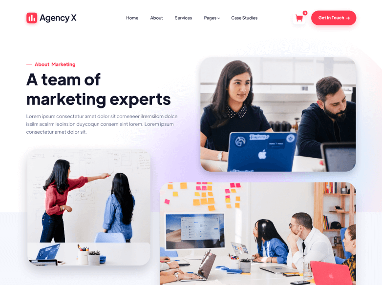 About - Agency X Webflow Template